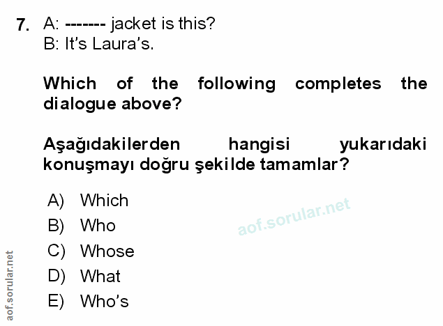 Soru 7
