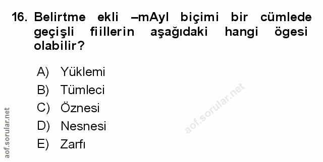Soru 16