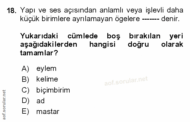 Soru 18