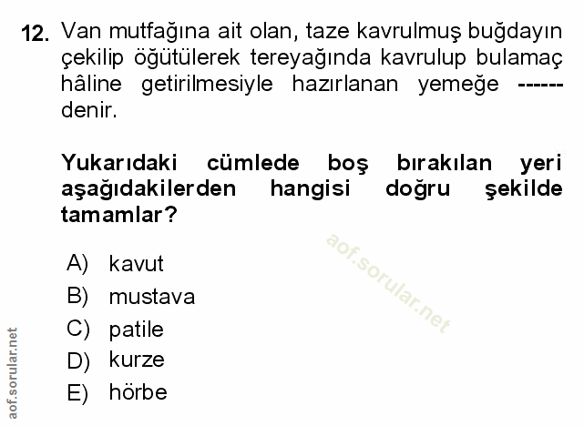 Soru 12