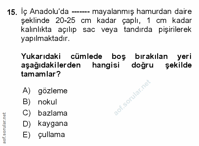 Soru 15
