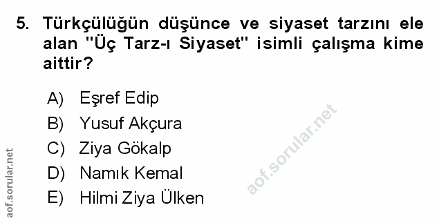 Soru 5