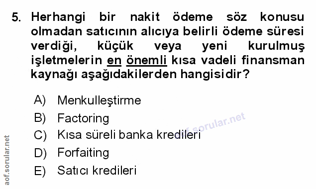 Soru 5