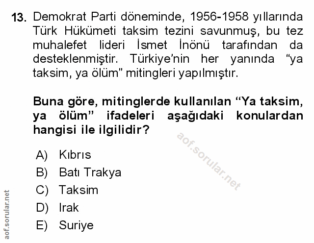 Soru 13