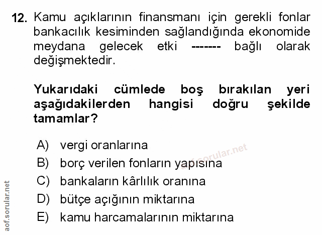Soru 12