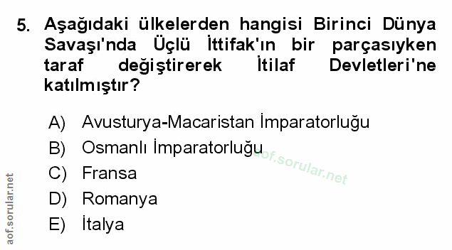 Soru 5