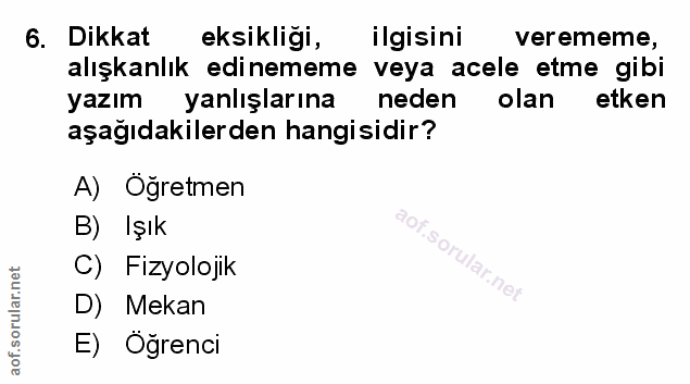 Soru 6