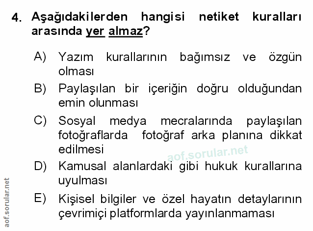 Soru 4