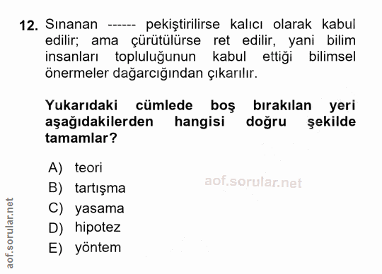 Soru 12