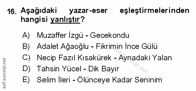 Soru 16