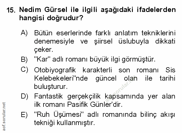 Soru 15