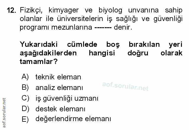 Soru 12