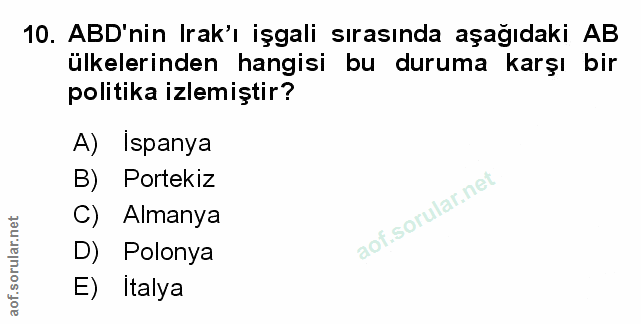 Soru 10