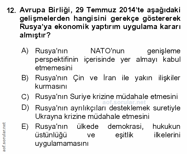 Soru 12