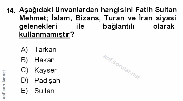 Soru 14