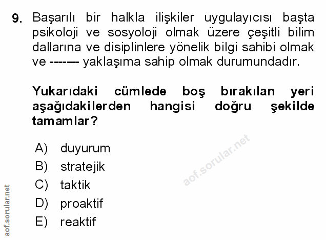 Soru 9