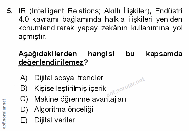 Soru 5
