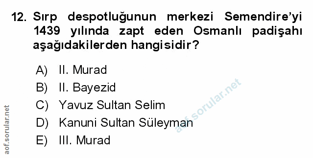 Soru 12