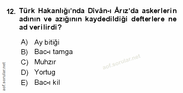 Soru 12