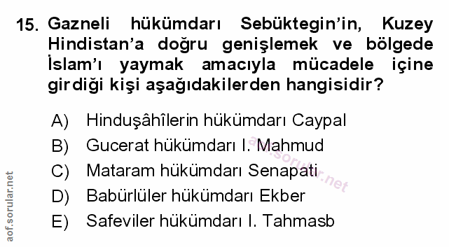 Soru 15