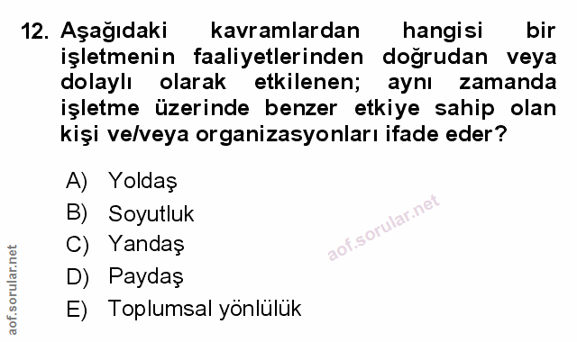 Soru 12