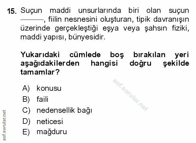 Soru 15