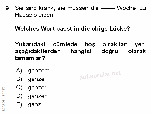 Soru 9