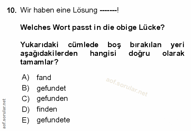 Soru 10