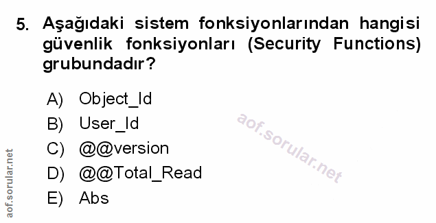 Soru 5