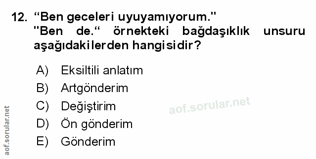 Soru 12