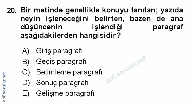 Soru 20