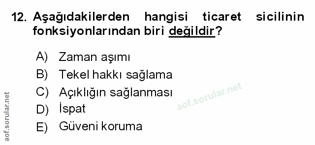 Soru 12