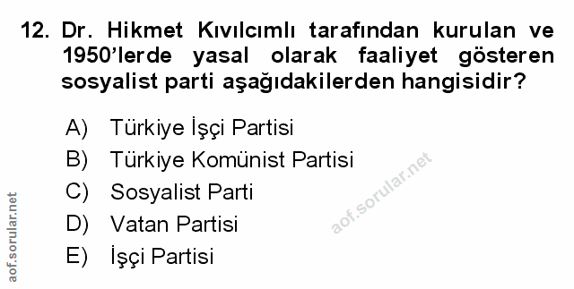 Soru 12