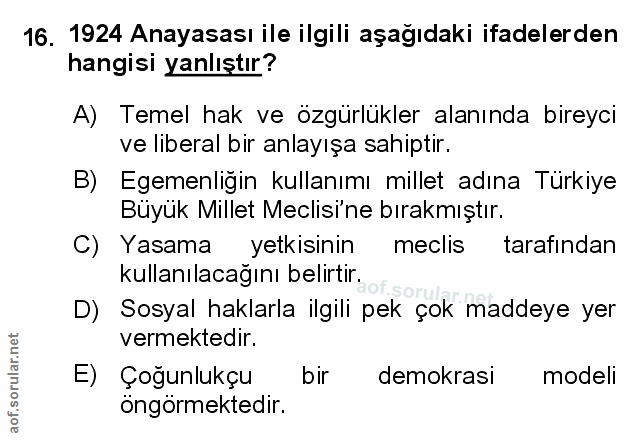 Soru 16