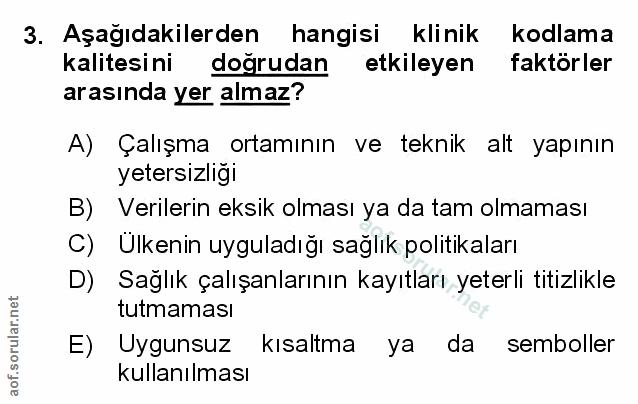 Soru 3
