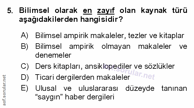 Soru 5
