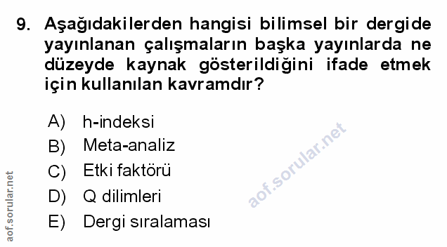 Soru 9