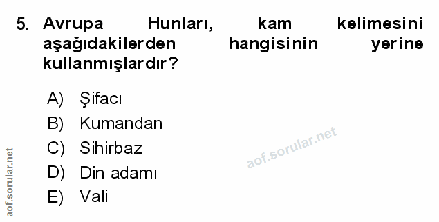 Soru 5