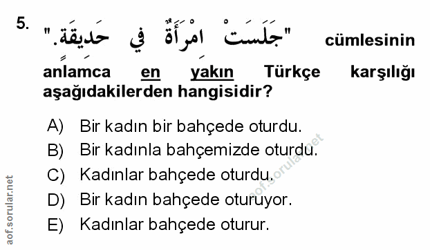 Soru 5