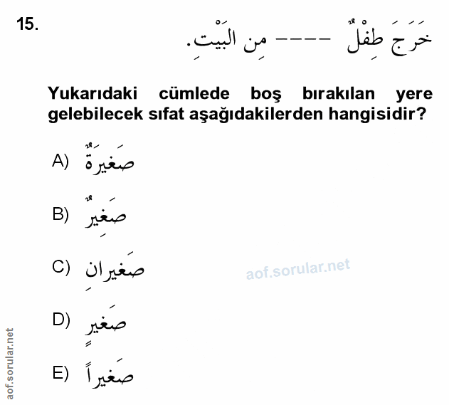 Soru 15