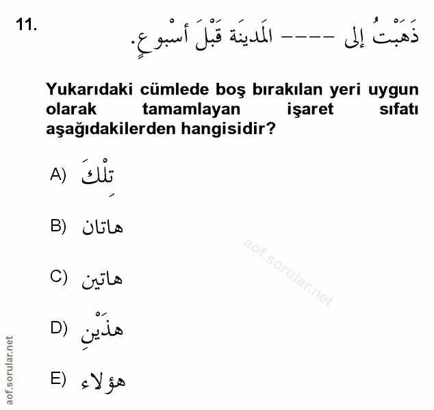 Soru 11