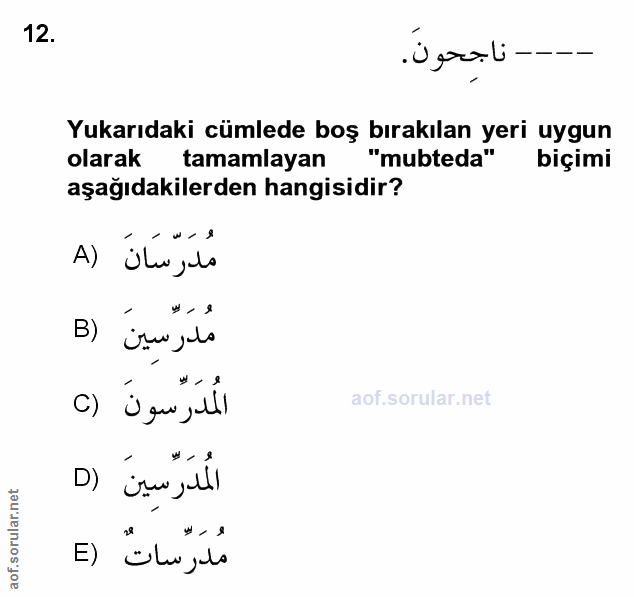 Soru 12