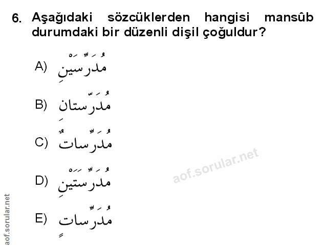 Soru 6