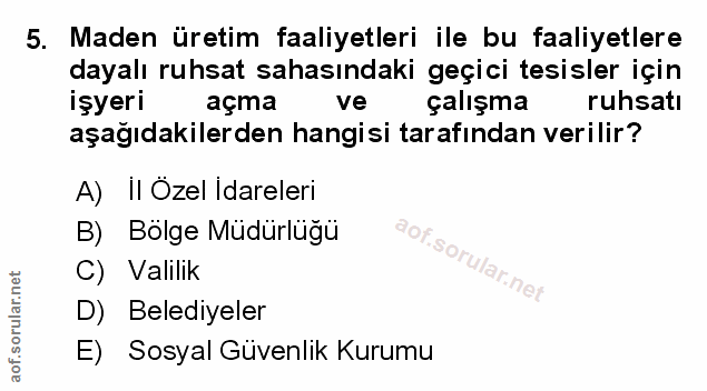 Soru 5