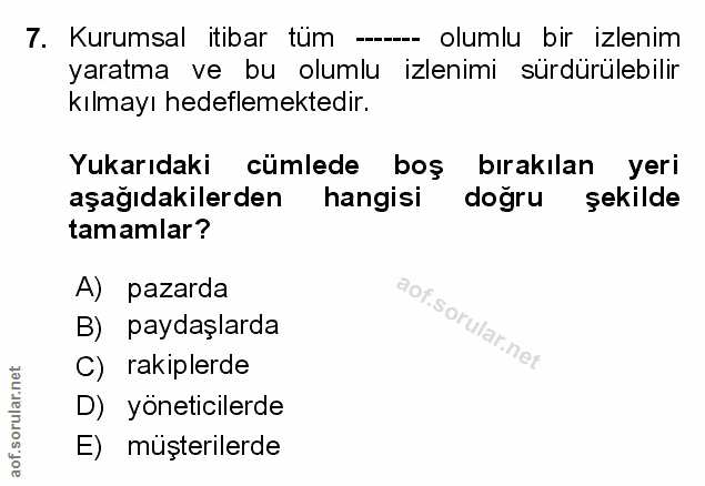 Soru 7