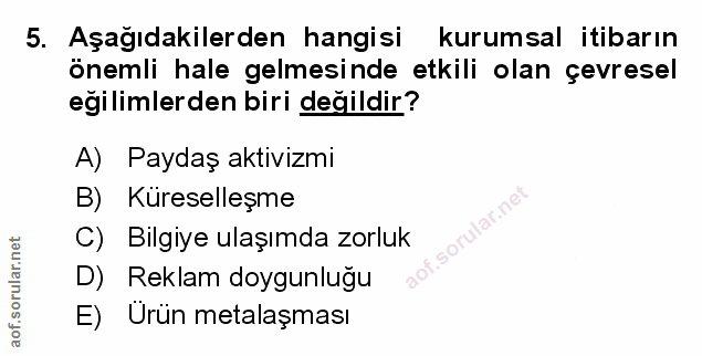 Soru 5
