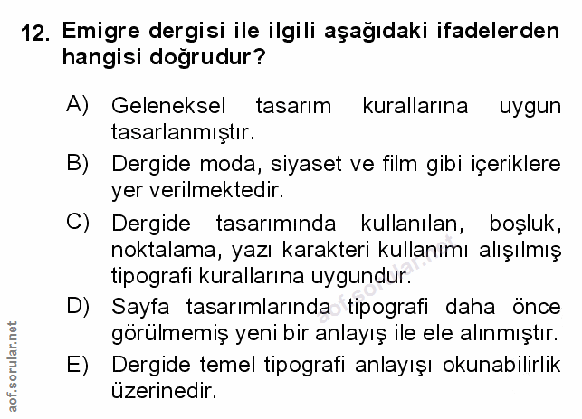 Soru 12