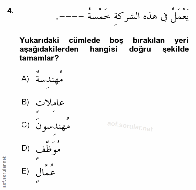 Soru 4