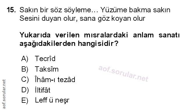 Soru 15