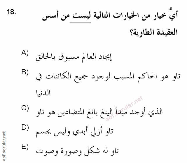 Soru 18